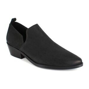 NWOB Artisan by Zigi Adal Black Suede Slip On Pointed Toe Ankle Booties 7 1/2